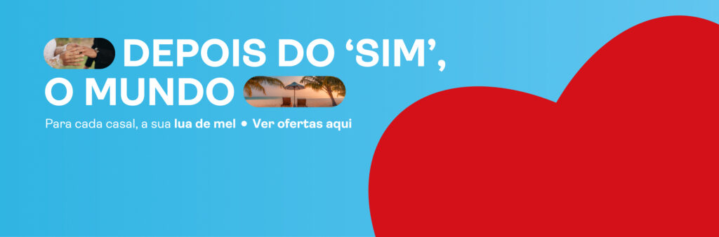 Lua-de-mel e Nº 1 no Mundo das Viagens